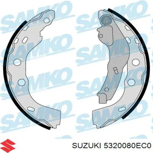 Тормоза рабочие задние ножные и тормозные барабаны Suzuki 5320080EC0 цена, от 23.36 USD