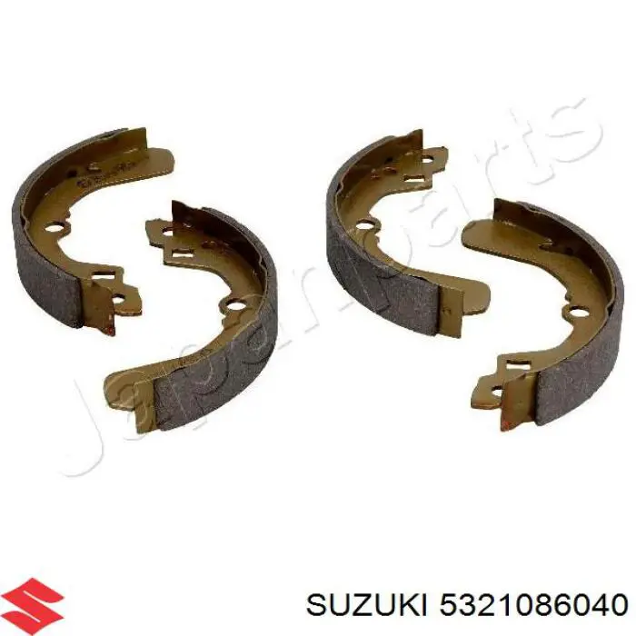 Задние барабанные колодки 5321086040 Suzuki