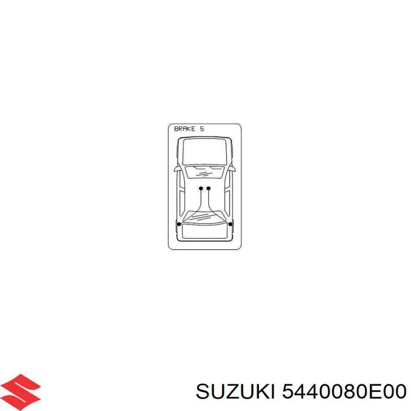 Задний трос ручника Suzuki 5440080E00 цена, от 23.99 USD