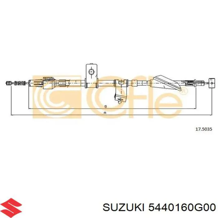 Купить 5440160G00 Suzuki Тормоз стояночный