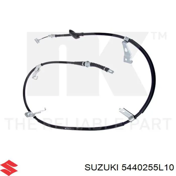 54402-55L10 Suzuki cabo do freio de estacionamento traseiro esquerdo