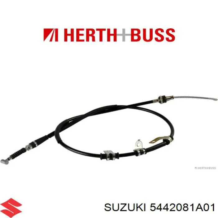 Трос ручного тормоза задний Suzuki 5442081A01 цена, от 30.07 USD