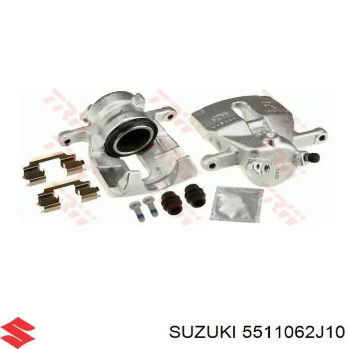 5511062J10 Suzuki Суппорт тормозной, передний, правый