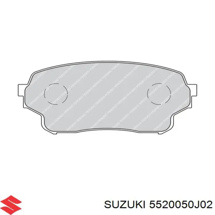 Колодки Suzuki 5520050J02 цена, от 26.38 USD