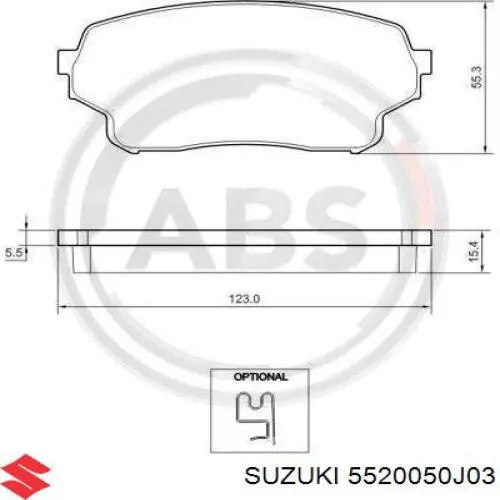  5520050J03 Suzuki