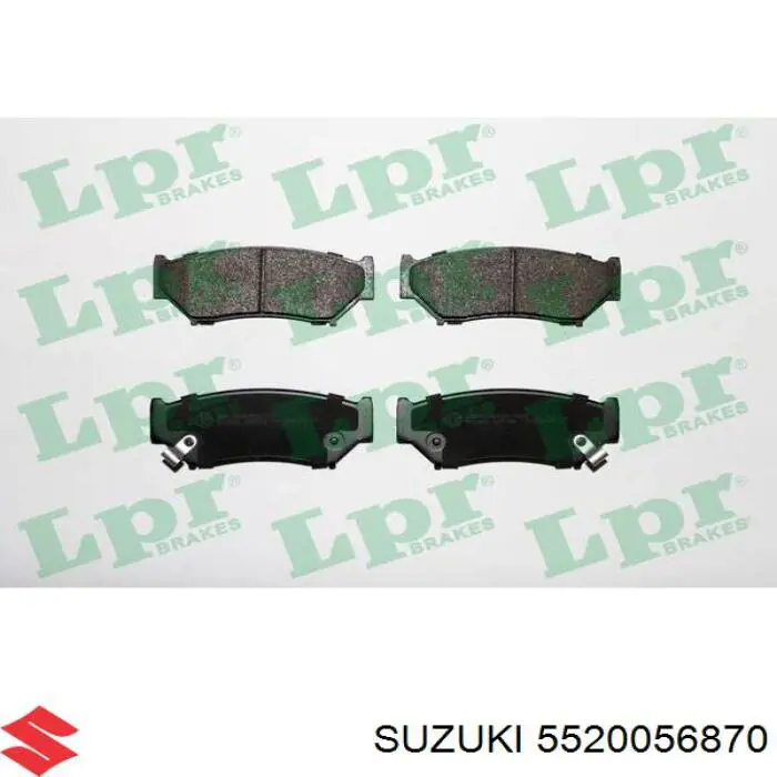 Колодки Suzuki 5520056870 цена, от 14.81 USD
