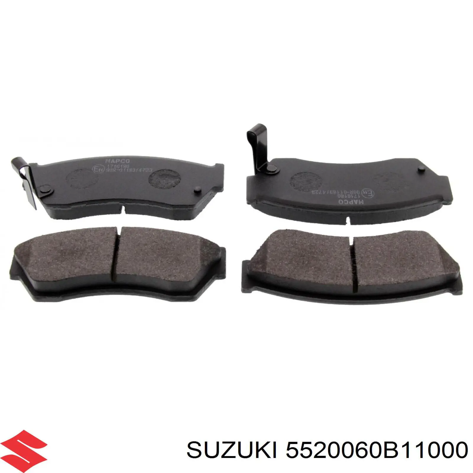 5520060B11000 Suzuki колодки тормозные передние дисковые