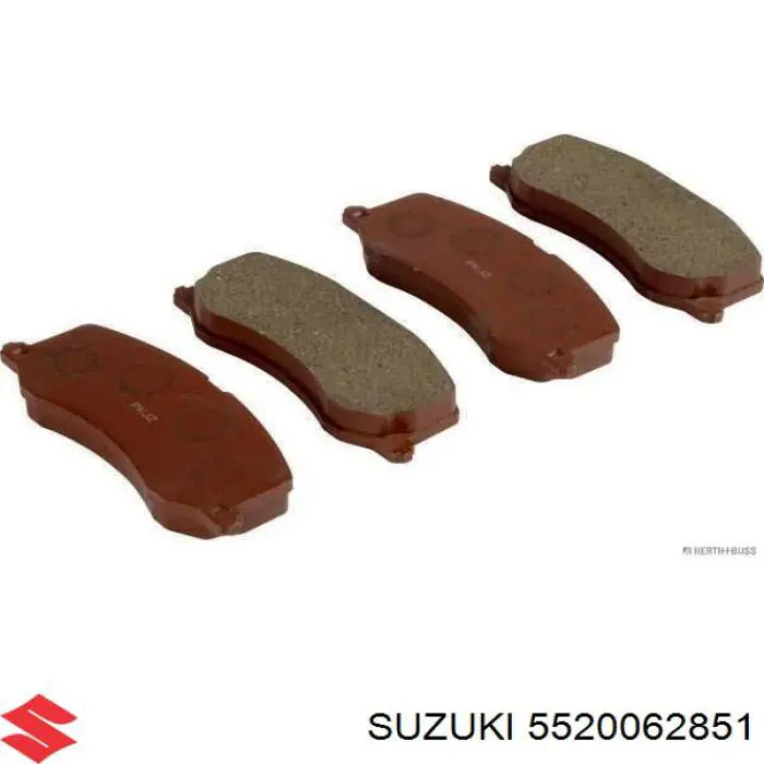 Передние тормозные колодки 5520062851 Suzuki