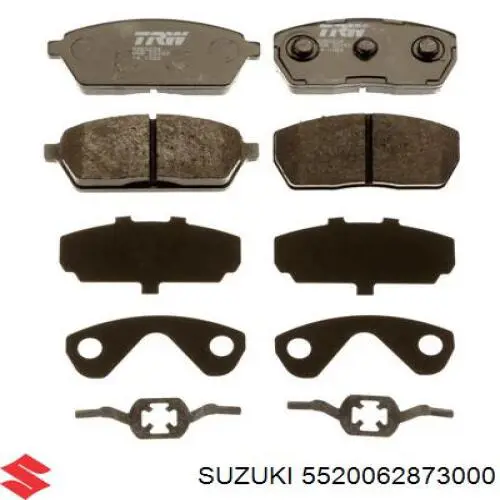 Передние тормозные колодки 5520062873000 Suzuki