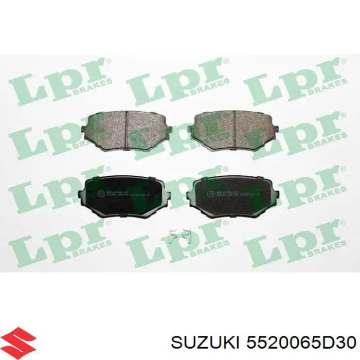 Колодки Suzuki 5520065D30 цена, от 22.31 USD