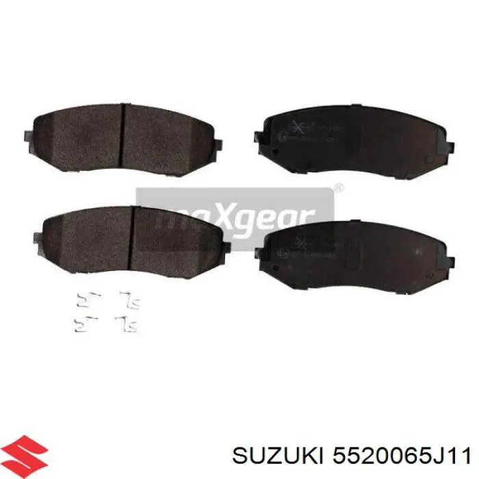 5520065J11 Suzuki sapatas do freio dianteiras de disco