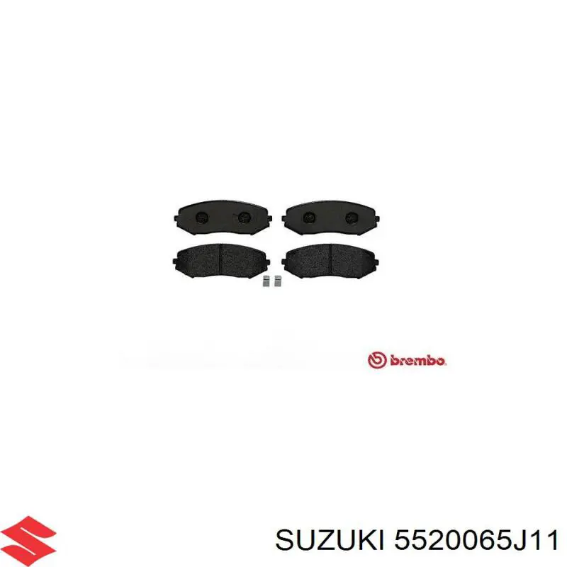 Передние тормозные колодки 5520065J11 Suzuki