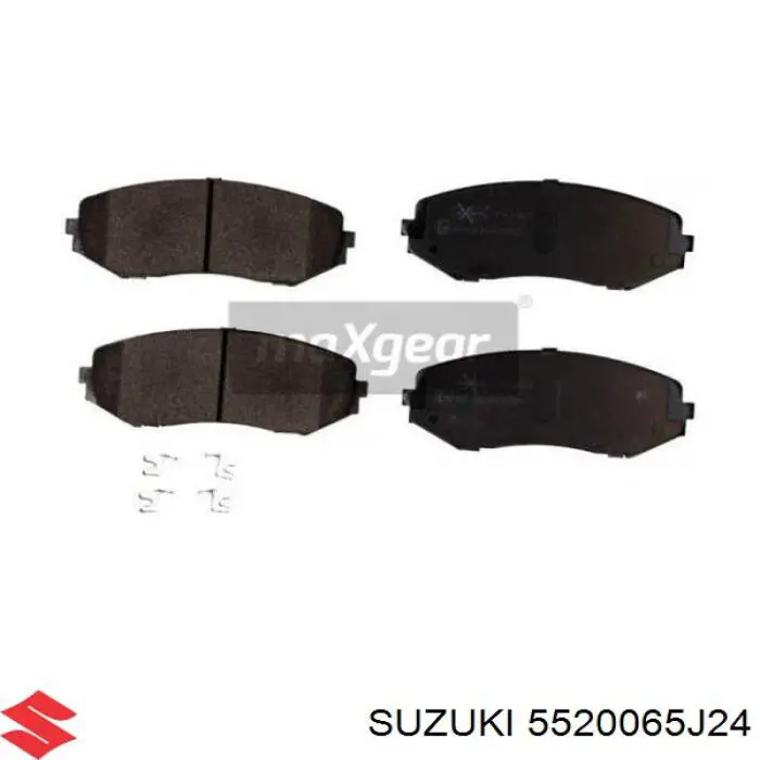 5520065J24 Suzuki колодки тормозные передние дисковые