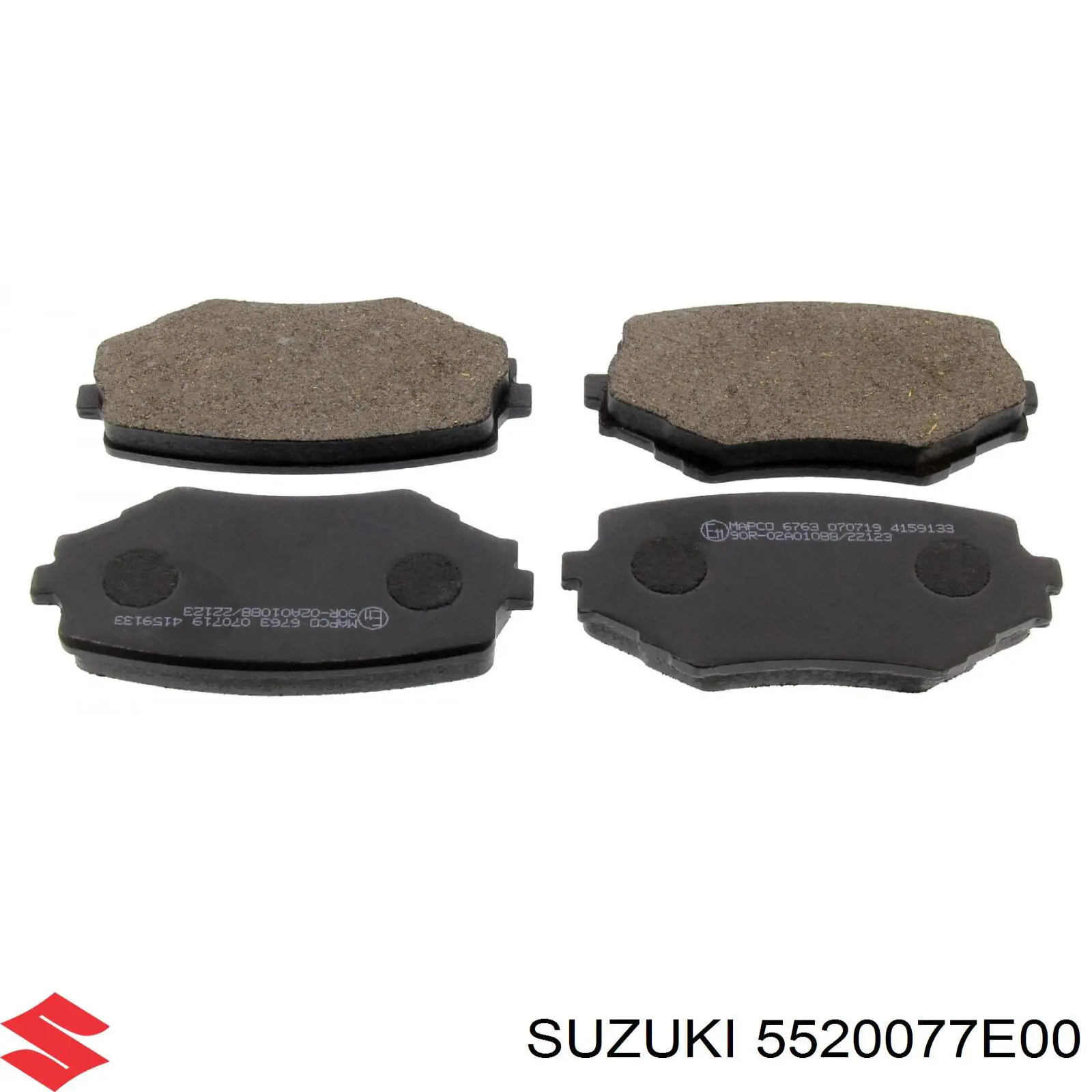 Купить 5520077E00 Suzuki Колодки тормозные