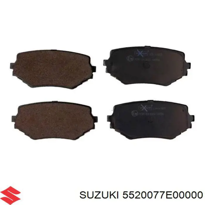 5520077E00000 Suzuki передние тормозные колодки