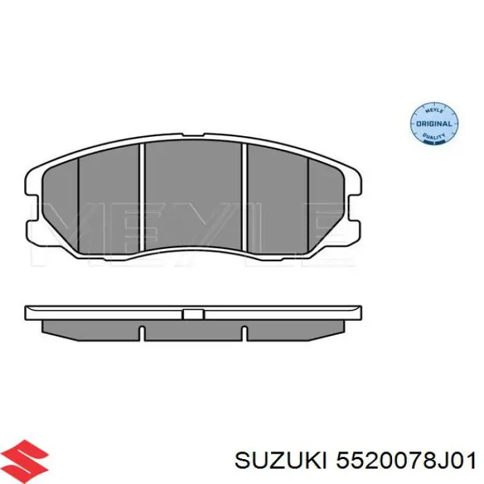 5520078J01 Suzuki Колодки передние