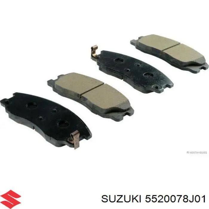 Купить 5520078J01 Suzuki Колодки тормозные