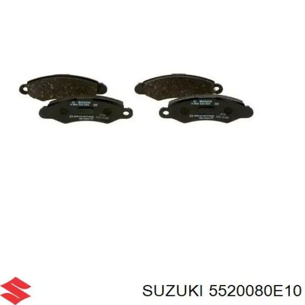 Купить 5520080E10 Suzuki Колодки тормозные