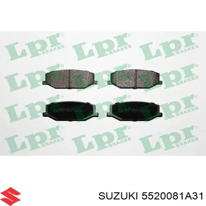 Колодки Suzuki 5520081A31 цена, от 17.73 USD