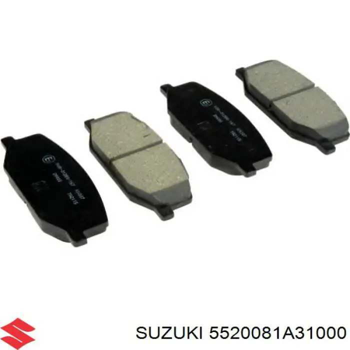 5520081A31000 Suzuki колодки тормозные передние дисковые