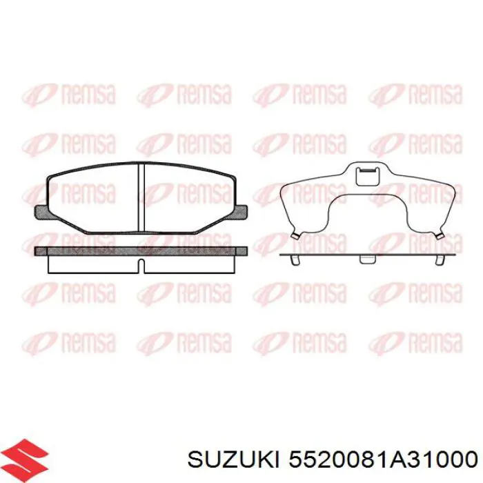 Купить 5520081A31000 Suzuki Колодки тормозные