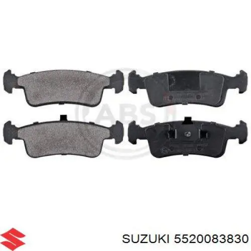 Купить 5520083830 Suzuki Колодки тормозные