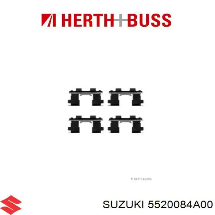 Передние тормозные колодки 5520084A00 Suzuki