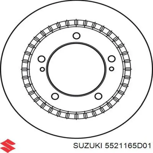 Тормоз дисковый передний Suzuki 5521165D01 цена, от 36.08 USD