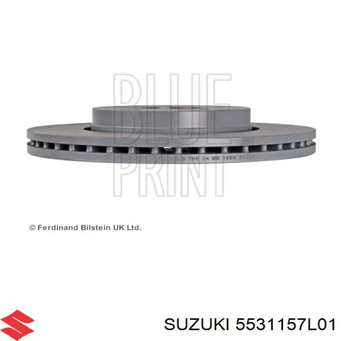 Передние тормозные диски 5531157L01 Suzuki