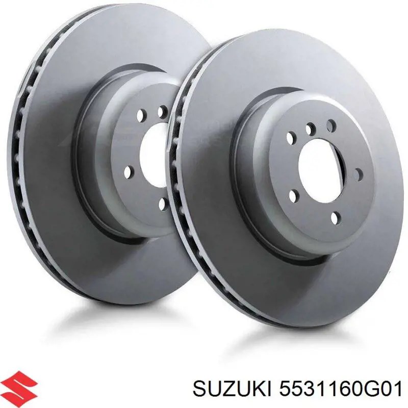 5531160G01000 Suzuki передние тормозные диски