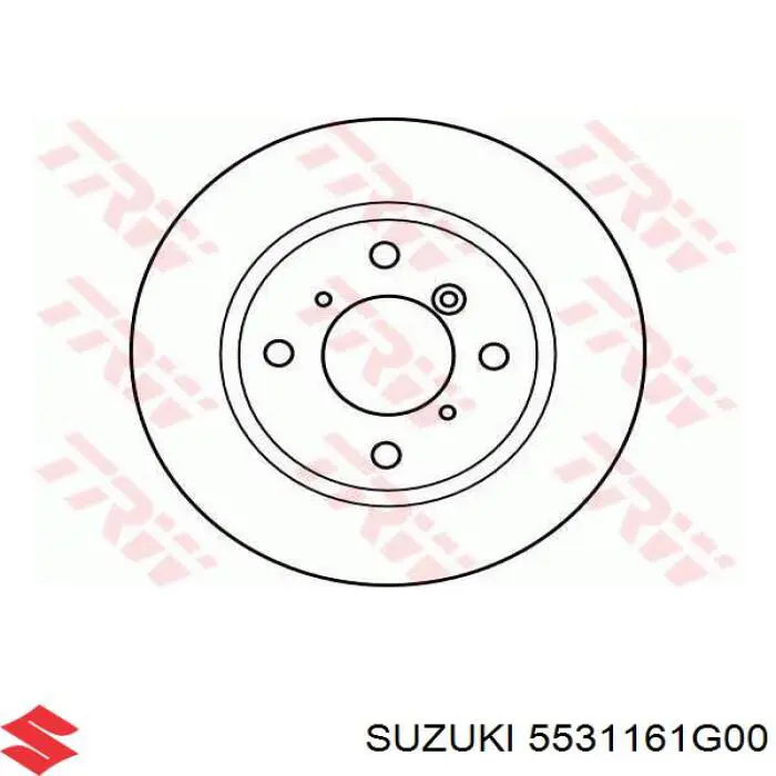 Передний тормозной диск Suzuki 5531161G00