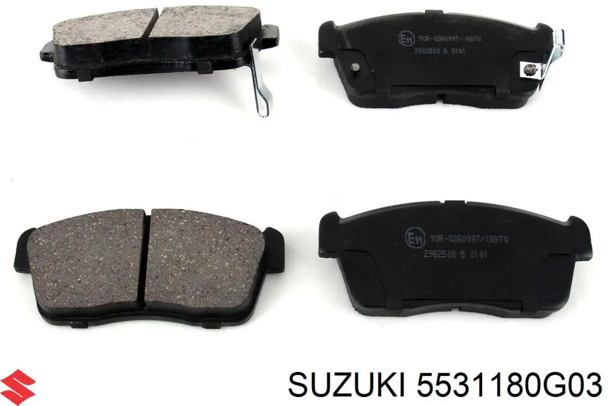5531180G03 Suzuki диск тормозной передний