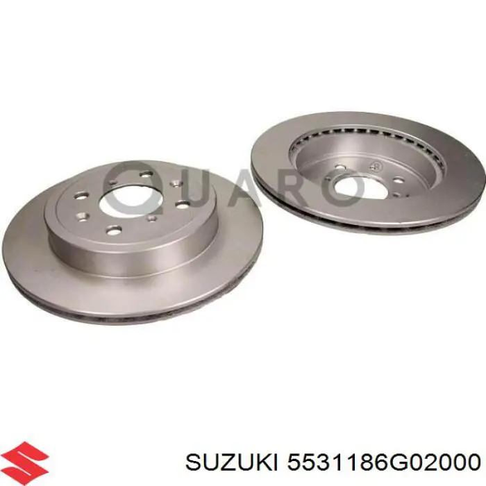 5531186G02000 Suzuki Диск тормозной передний