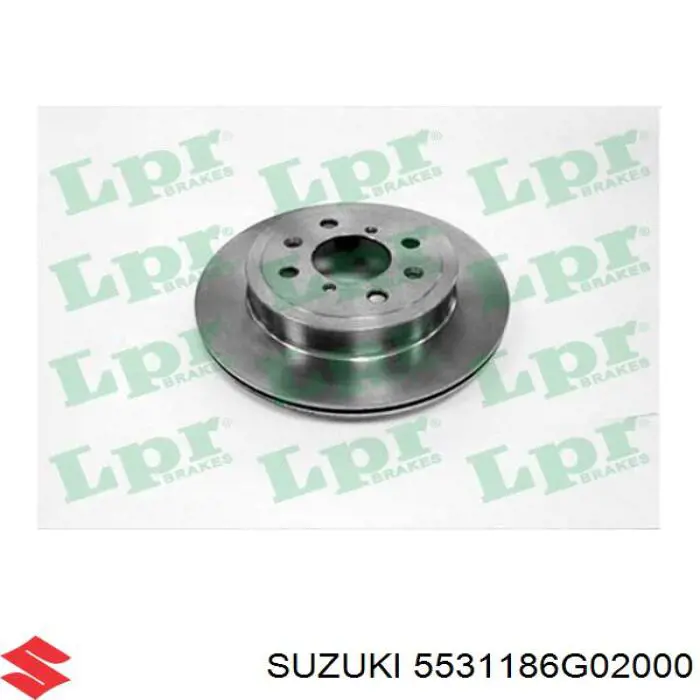 Тормоз дисковый передний Suzuki 5531186G02000 цена, от 28.60 USD