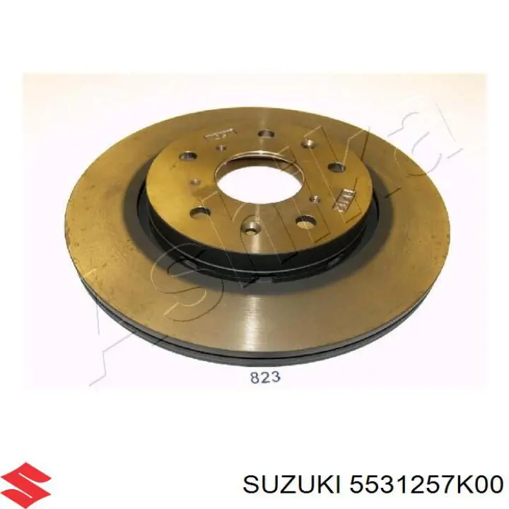 5531257K00 Suzuki диск тормозной задний