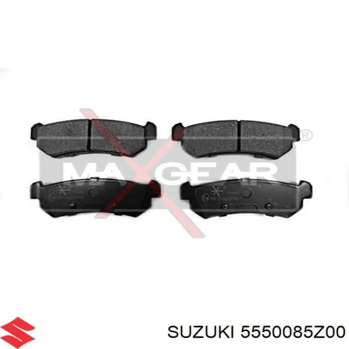 Задние тормозные колодки 5550085Z00 Suzuki