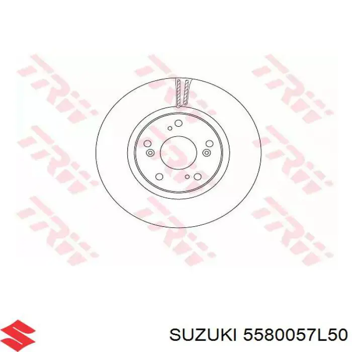 Купить 5580057L50 Suzuki Колодки тормозные задние, дисковые