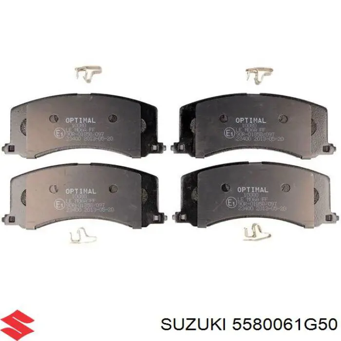 Купить 5580061G50 Suzuki Колодки тормозные