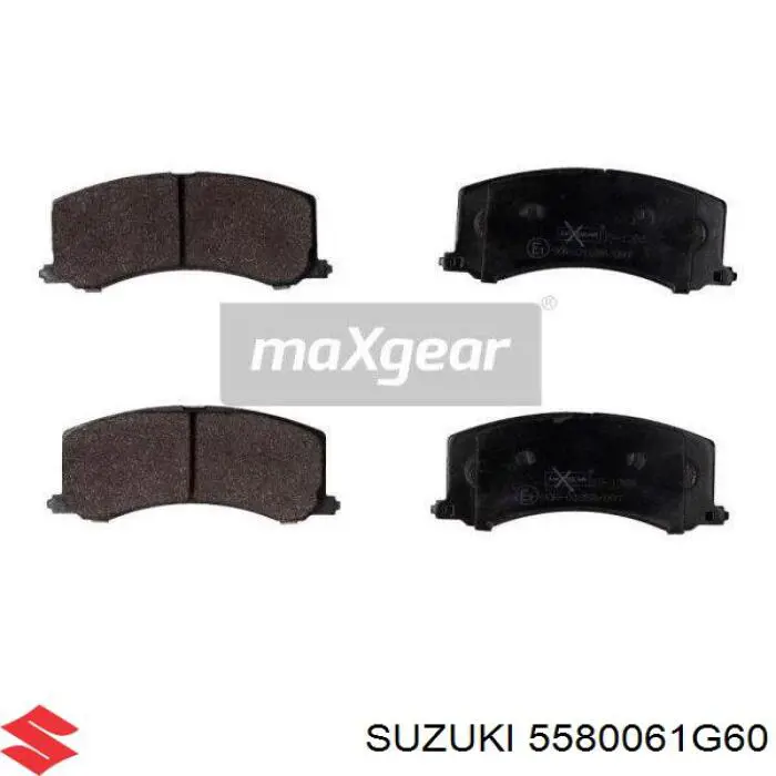 Передние тормозные колодки 5580061G60 Suzuki