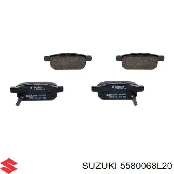 Задние тормозные колодки 5580068L20 Suzuki