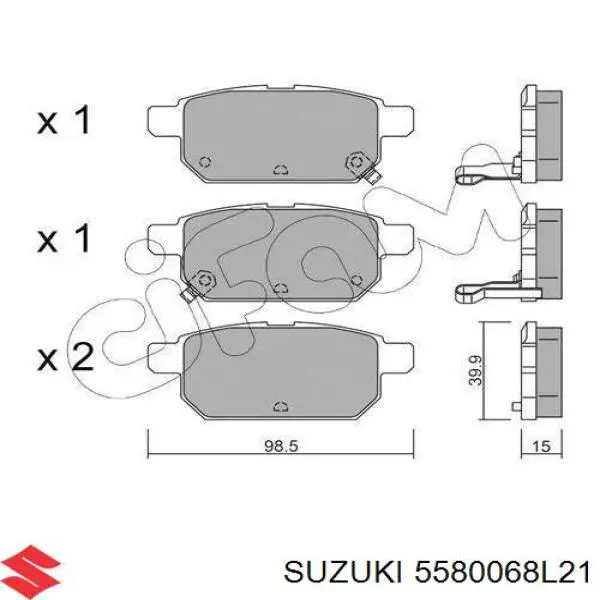 5580068L21 Suzuki 