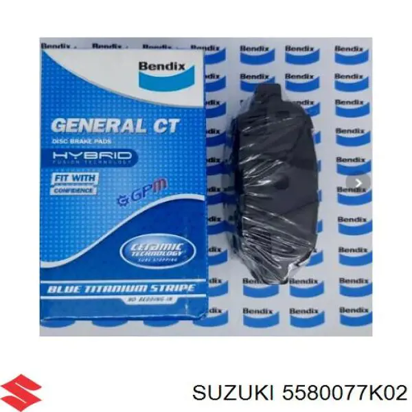 Задние дисковые колодки Suzuki 5580077K02