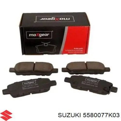 Купить 5580077K03 Suzuki Колодки тормозные задние, дисковые