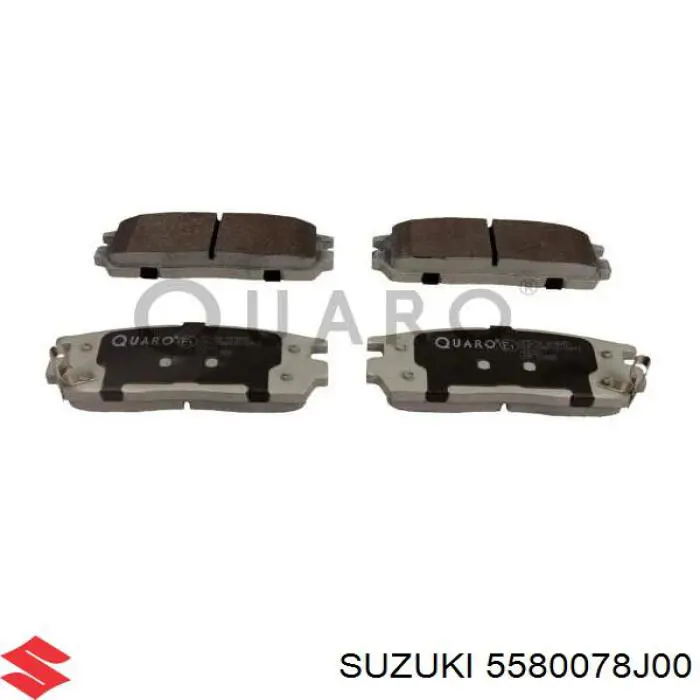 5580078J00 Suzuki задние тормозные колодки