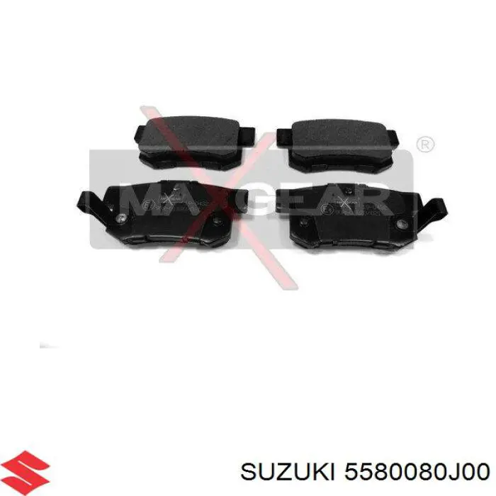 Купить 5580080J00 Suzuki Колодки тормозные задние, дисковые