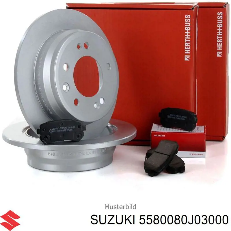 5580080J03000 Suzuki задние тормозные колодки