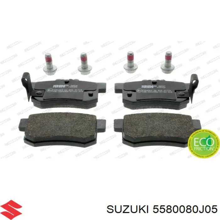 5580080J05 Suzuki задние тормозные колодки