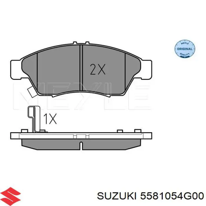 Колодки Suzuki 5581054G00 цена, от 28.13 USD