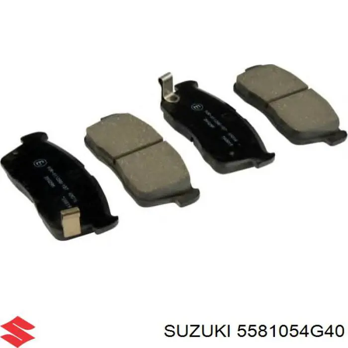 Передние тормозные колодки 5581054G40 Suzuki
