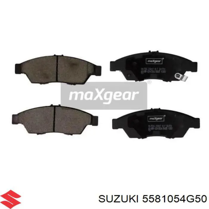 Передние тормозные колодки 5581054G50 Suzuki